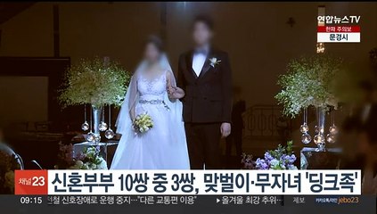 신혼부부 10쌍 중 3쌍, 맞벌이·무자녀 '딩크족'