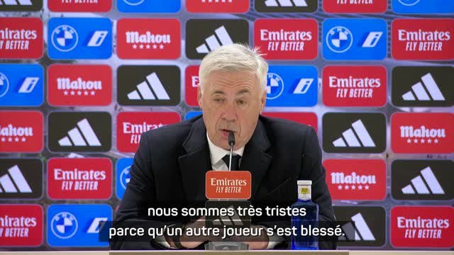 Real Madrid - Ancelotti et la blessure d’Alaba : “3 ligaments croisés en 4 mois, c'est incroyable”