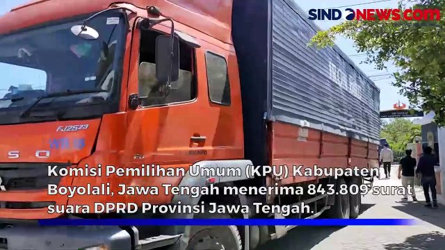 Jelang Pemilu, KPU Boyolali Terima Surat Suara untuk Pemilihan DPRD Jawa Tengah