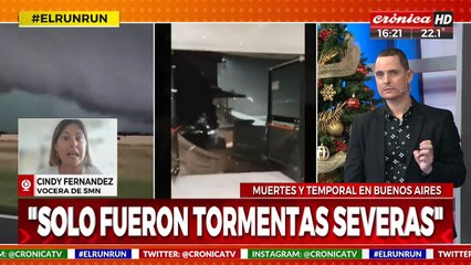 Temporal en Buenos Aires: ¿Fue un tornado?