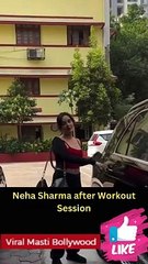 Neha Sharma after Workout Session