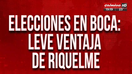 Boca eligió presidente: los primeros resultados
