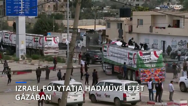 A tűzszüneti felhívások ellenére folytatja gázai hadműveletét Izrael