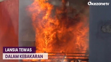 Kebakaran Pemukiman Padat Penduduk, Seorang Lansia Tewas