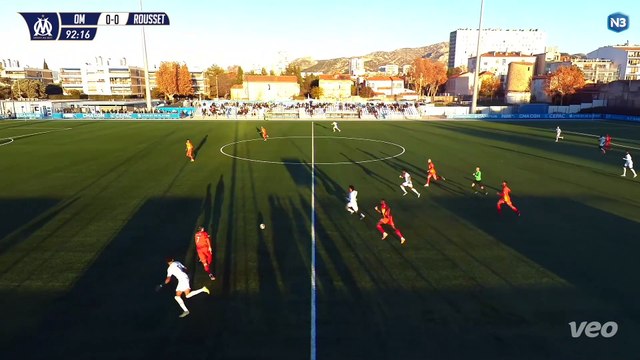 N3 I OM 1-0 FC Rousset : Le but de Rayan Hassad