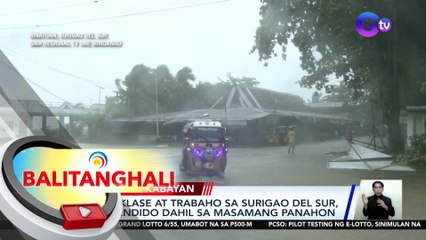 Signal number 2, nakataas sa Surigao Del Sur dahil sa Bagyong Kabayan | BT