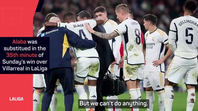 Ancelotti confirms ACL injury for Alaba