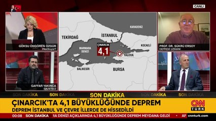 Deprem uzmanı Şükrü Ersoy: Bu bölgedeki depremler bizim için kritik!
