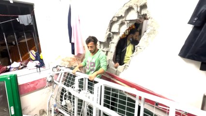 شهيدة ودمار بمستشفى ناصر الطبي في خان يونس نتيجة قصف إسرائيلي