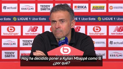 Los 10 segundos de silencio de Luis Enrique cuando le preguntan por Mbappé