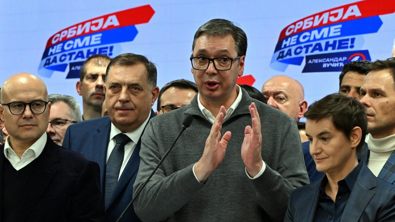 Serbien: Präsident nimmt Wahlsieg seiner Partei in Anspruch