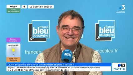 Fréderic Métin, formateur en mathématiques, est l'invité de France Bleu Bourgogne