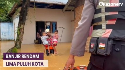 Hujan Deras, Banjir Rendam Sejumlah Titik di Kabupaten Lima Puluh Kota, Sumbar