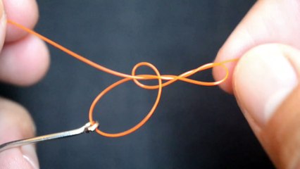 It's not difficult to tie the hook and lure! Use this method!