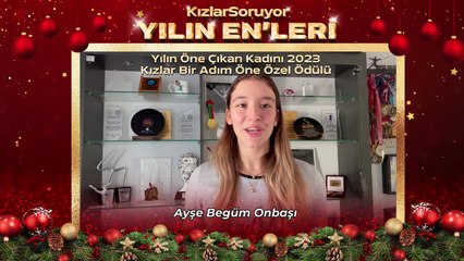 #KızlarSoruyor Yılın En'leri 2023✨ Kızlar Bir Adım Öne Özel Ödülü 2023 Sahibi Ayşe Begüm Onbaşı