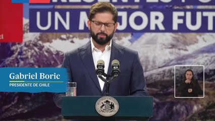 Boric: "El resultado de este plebiscito es un fuerte llamado de atención"