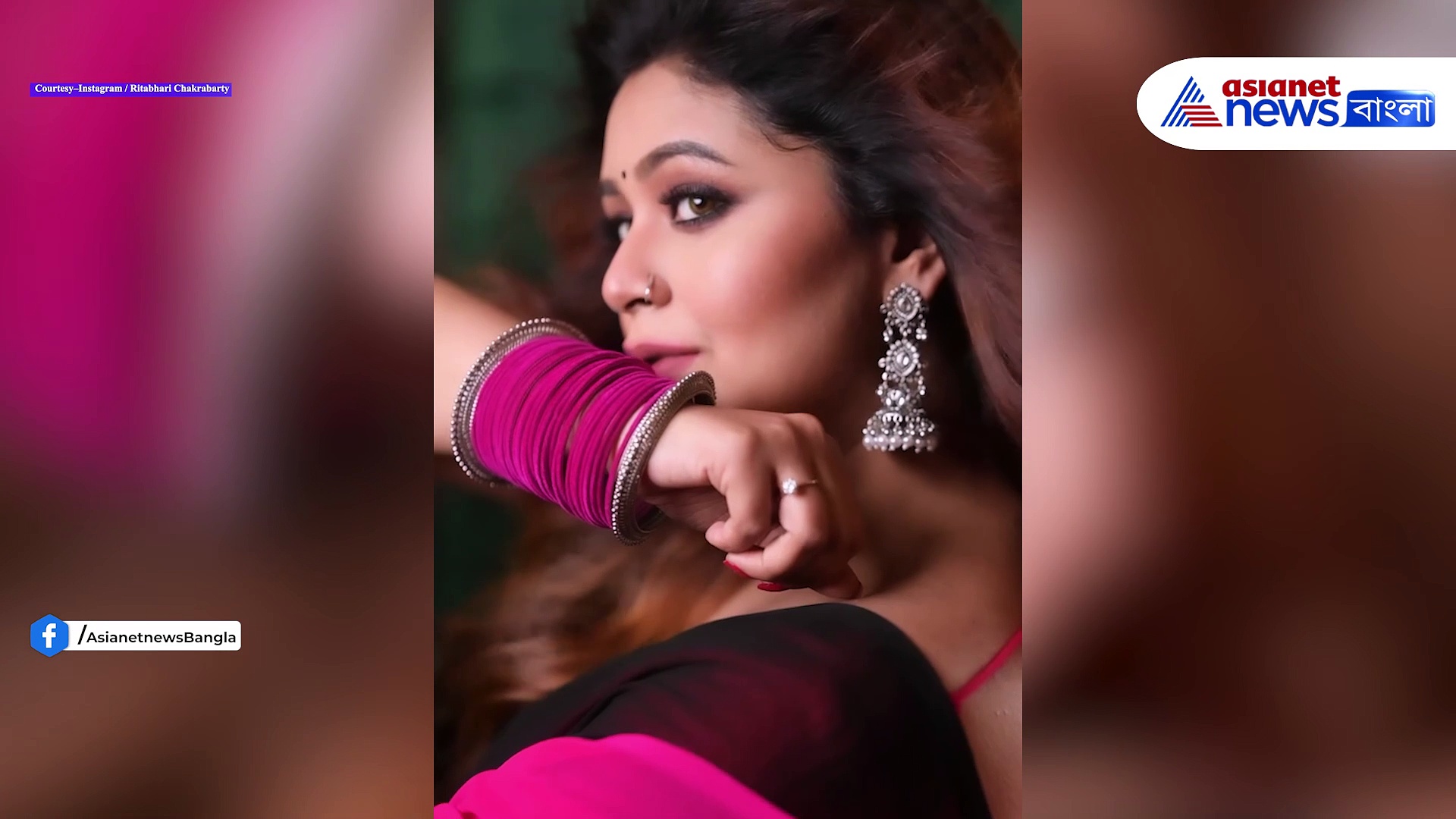 Ritabhari Chakraborty: কানে ভারি ঝুমকা পরে ঋতাভরীর ঝুমকা গিরা রে...দেখুন ভিডিও