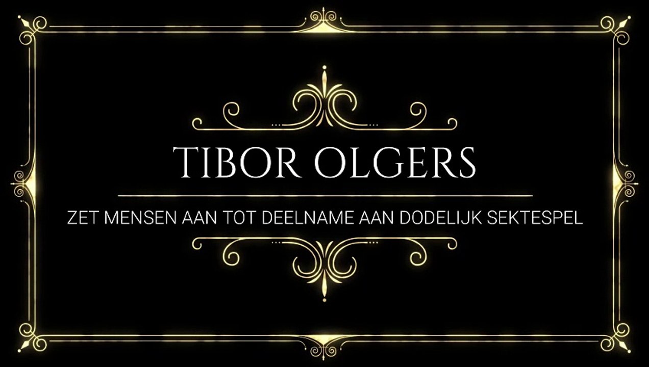 Ook Tibor Olgers zet mensen aan tot deelname aan dodelijk sektespel