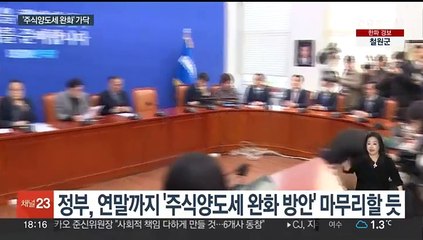 Скачать видео: 연말 매도폭탄 사라지나…주식양도세 완화 발표 임박