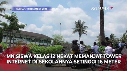 Heboh Anak SMA di Yogyakarta Panjat Tower 16 Meter di Sekolah, Ini Penyebabnya