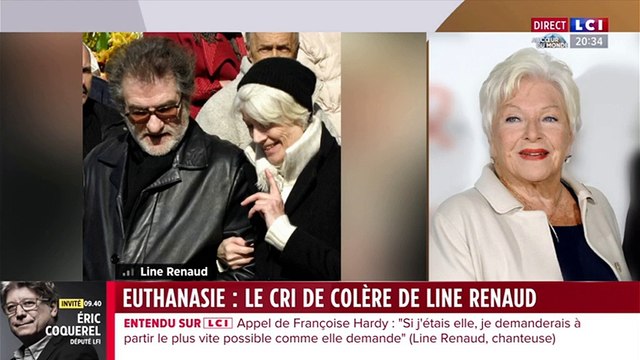 Line Renaud évoque Françoise Hardy avec émotion