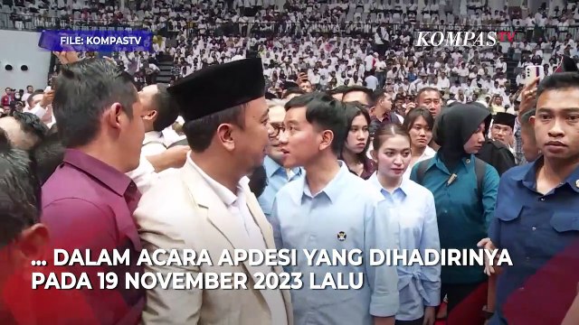 Kata Cawapres Gibran Terkait Bawaslu DKI Nilai Terjadi Dugaan Pelanggaran di Acara APDESI