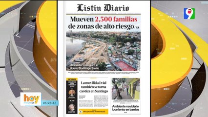 Titulares de prensa dominicana lunes 18 de diciembre | Hoy Mismo