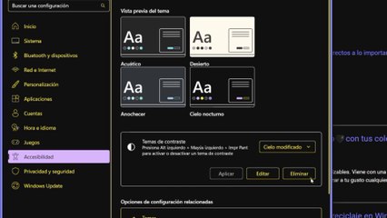 Mejora tu experiencia visual con el Contraste Alto en Windows 11