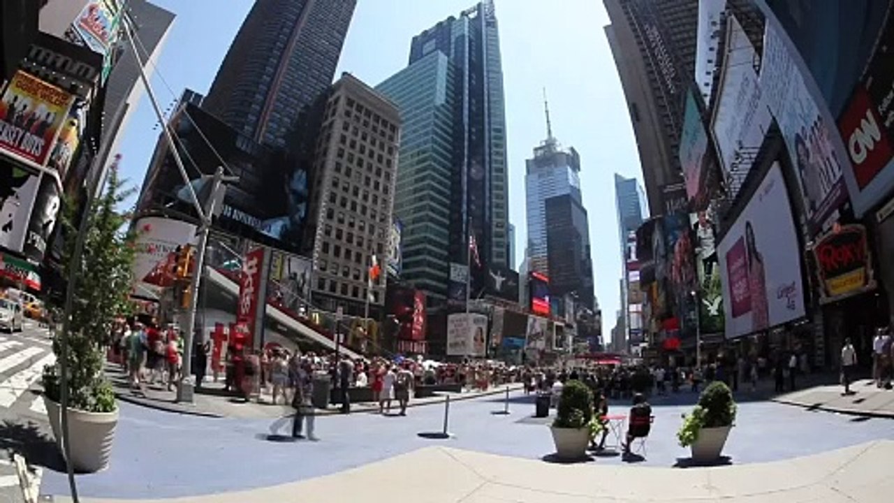 Times Square in New York City.
