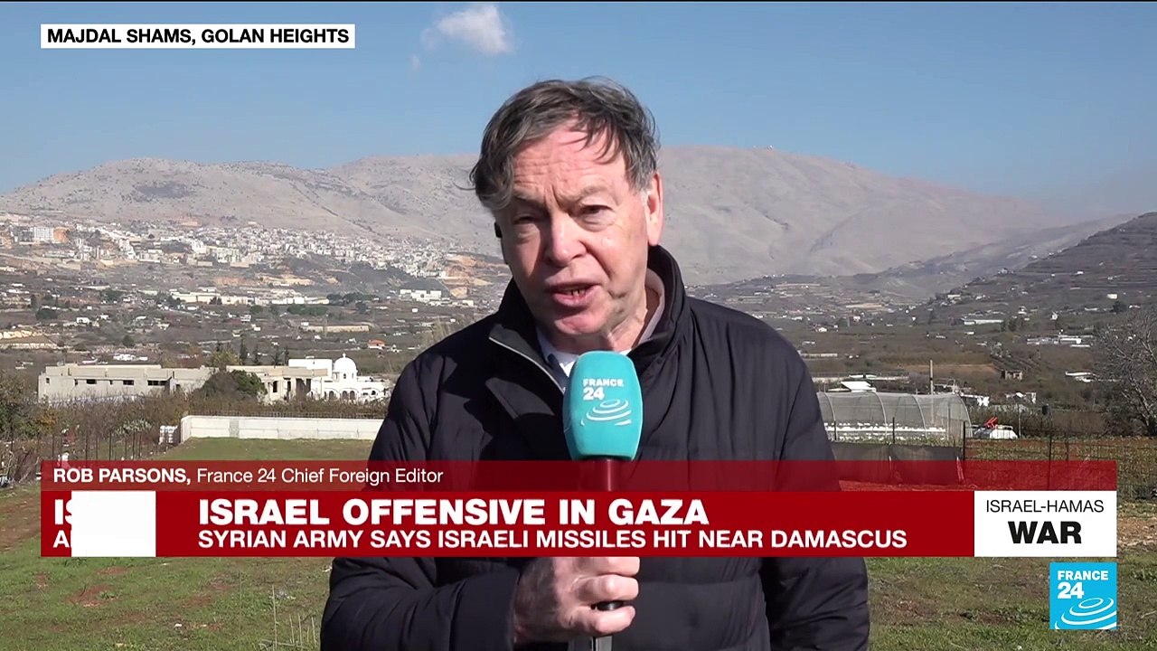 Syrian army says Israeli missiles hit near Damascus