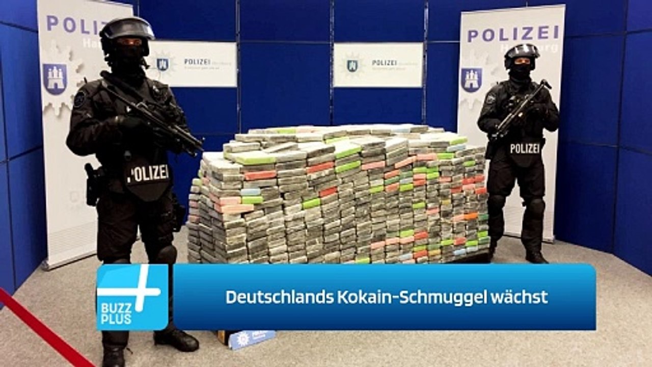 Deutschlands Kokain-Schmuggel wächst