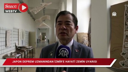 Japon deprem uzmanından İzmir'e hayati zemin uyarısı