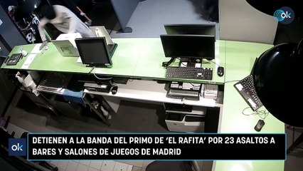 Detienen a la banda del primo de 'el Rafita' por 23 asaltos a bares y salones de juegos de Madrid