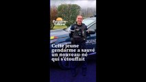 À 18 ans, cette jeune gendarme a sauvé un nouveau-né qui s'étouffait