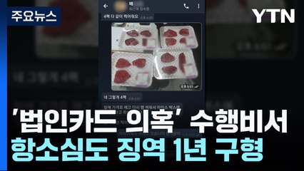 '법인카드 의혹' 수행비서 항소심도 징역 1년 구형...'공범' 김혜경 기소는? / YTN