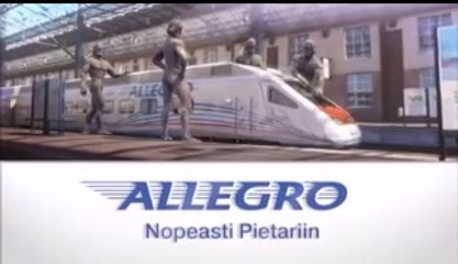 Allegro  Helsinki - Pietari  ( Retromainos )