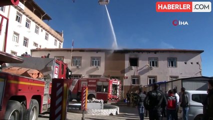Adıyaman Tarım ve Orman İl Müdürlüğü binasında yangın çıktı