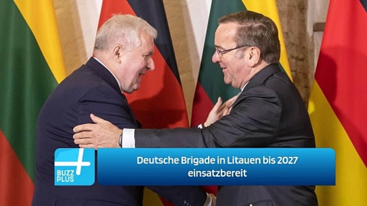 Deutsche Brigade in Litauen bis 2027 einsatzbereit