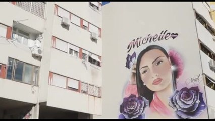 A Roma un murales ricorda Michelle Causo, vittima di femminicidio