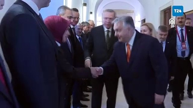 Cumhurbaşkanı Erdoğan, Macaristan Başbakanı Orban ile görüştü