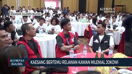 Kaesang Bertemu Relawan Milenial Jokowi di Makassar 🌟