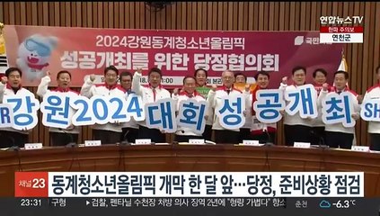 동계청소년올림픽 개막 한달 앞…당정, 준비상황 점검