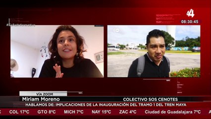 Miriam Moreno habla sobre Ias implicaciones de la inauguración del tramo 1 del tren maya
