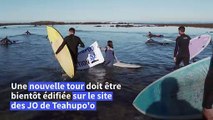 JO 2024: Des surfeurs mobilisés pour dénoncer la tour controversée des juges à Tahiti