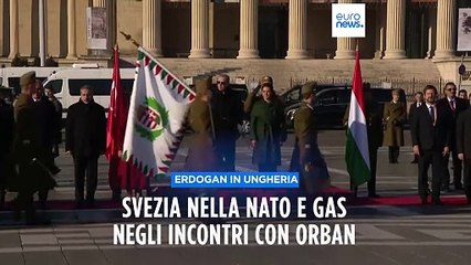 Erdogan arriva a Budapest. In agenda l'energia e la ratifica della Svezia nella Nato