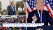 Trump Says Record-High Stock Market Just 'Making Rich People Richer,' Blasts Biden's 'Inflation Catastrophe' At Nevada Rally