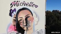 A Roma un murales ricorda Michelle Causo, vittima di femminicidio