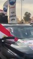 المصريون يحتفلون بفوز السيسى ..المواطنون فى الشوارع بالأعلام والأغانى