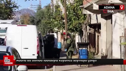 Adana'da bomba iddiasıyla kuyumcu soymaya çalıştı