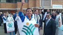 شباب الأحزاب بالإسكندرية يحتفلون بفوز الرئيس عبد الفتاح السيسي